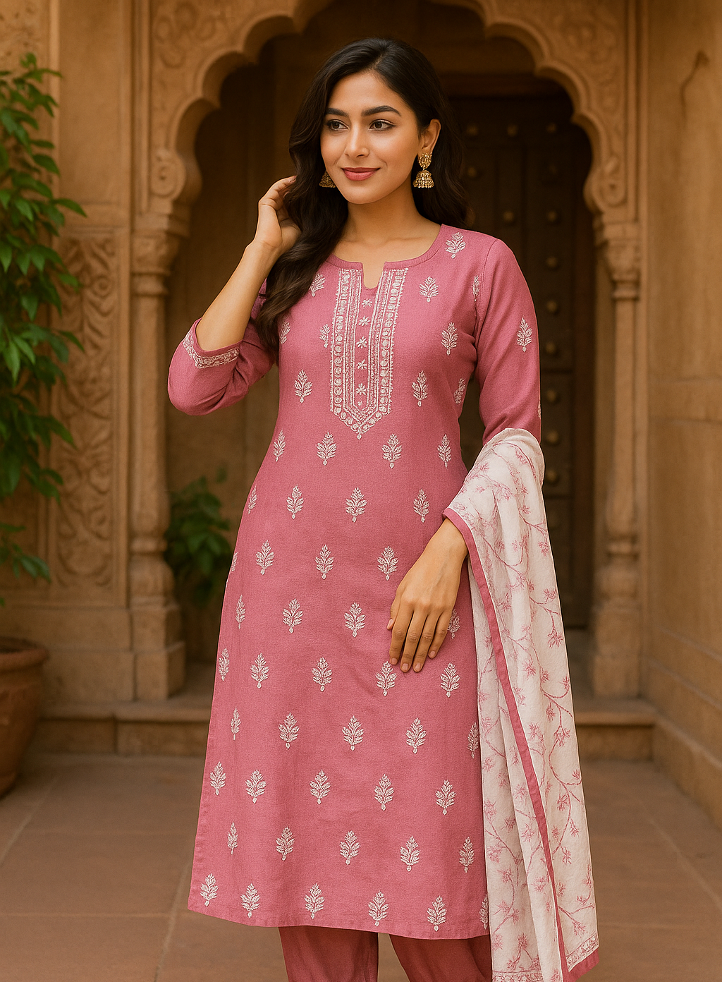 Kurti set with Dupatta