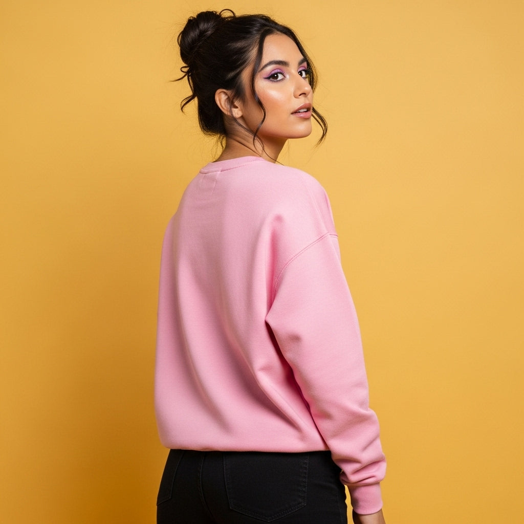 Light pink Oversized sweatshirt