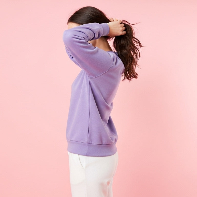 Lavender sweatshirt