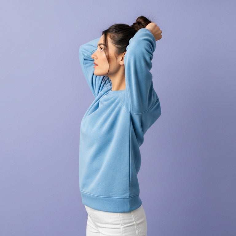 Sky blue sweatshirt