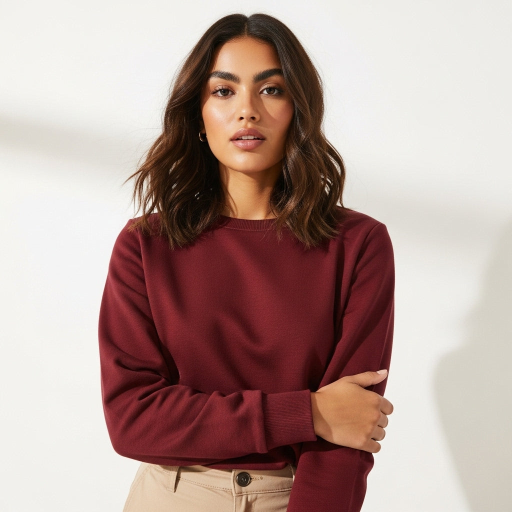 Maroon sweatshirt