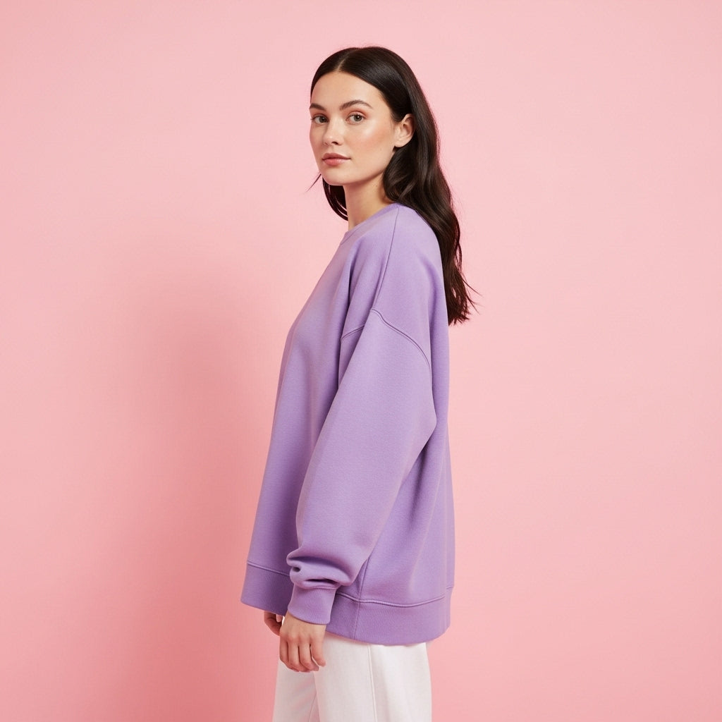 Lavender Oversized sweatshirt