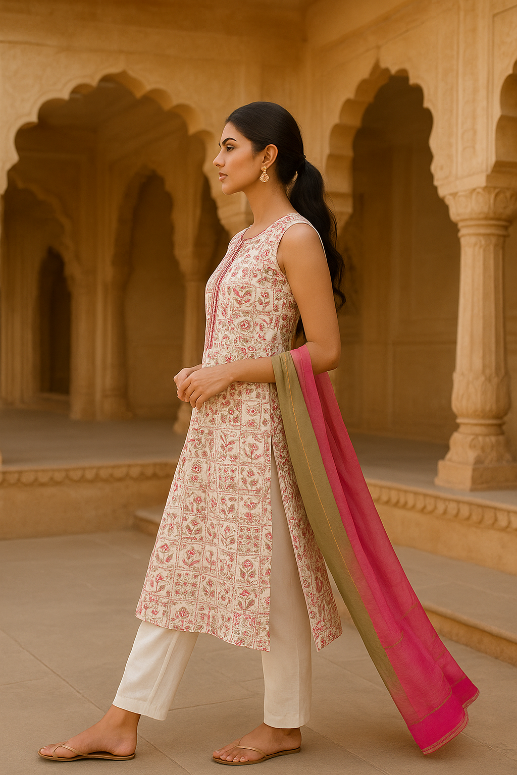 Kurti set with Dupatta