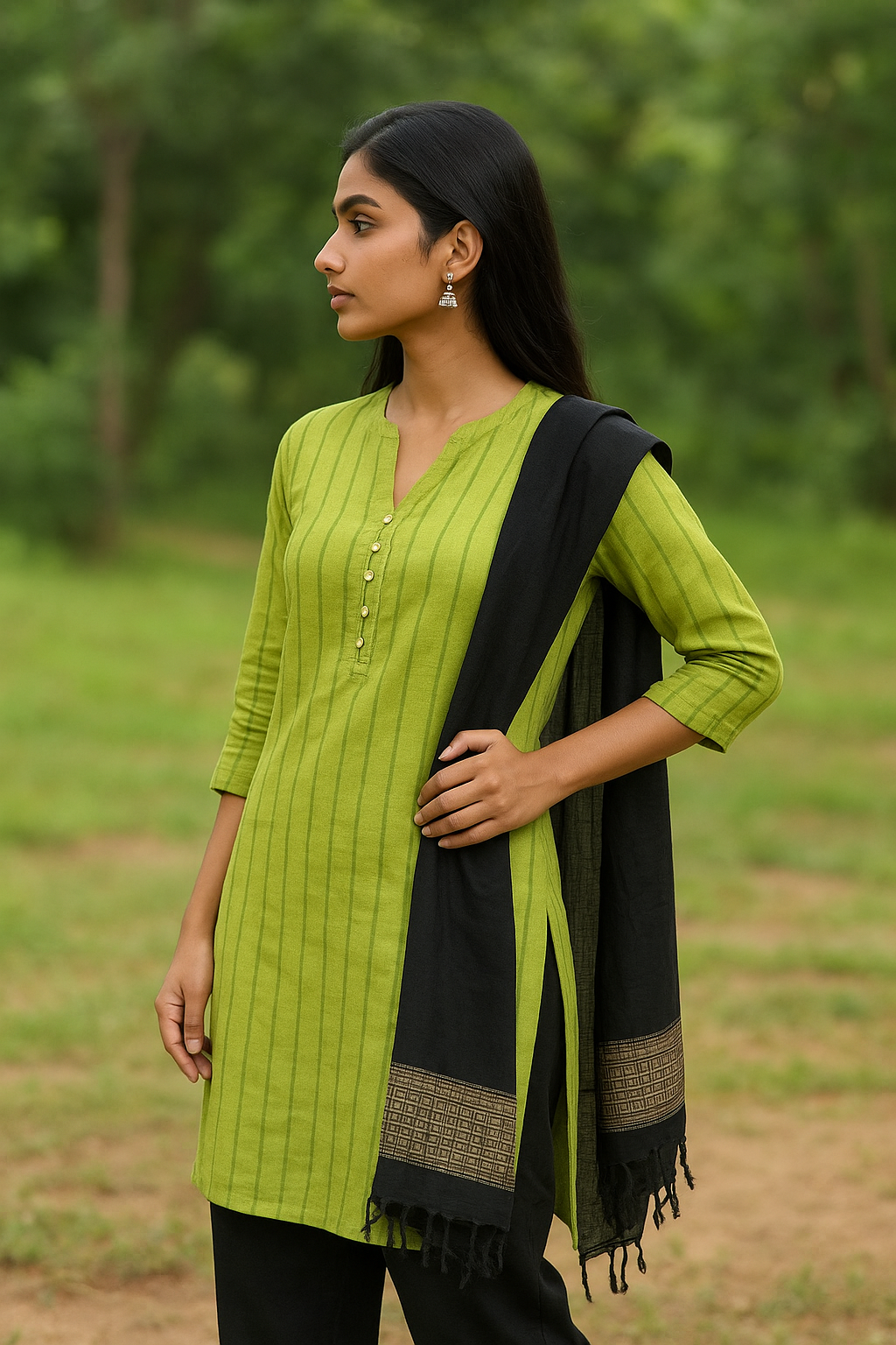 Kurti set with Dupatta