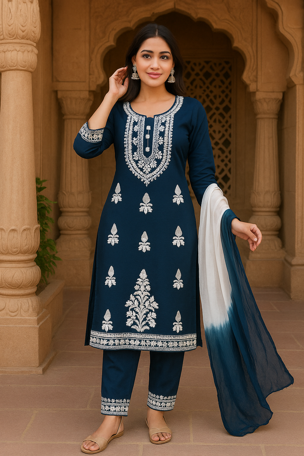 Kurti set with dupatta