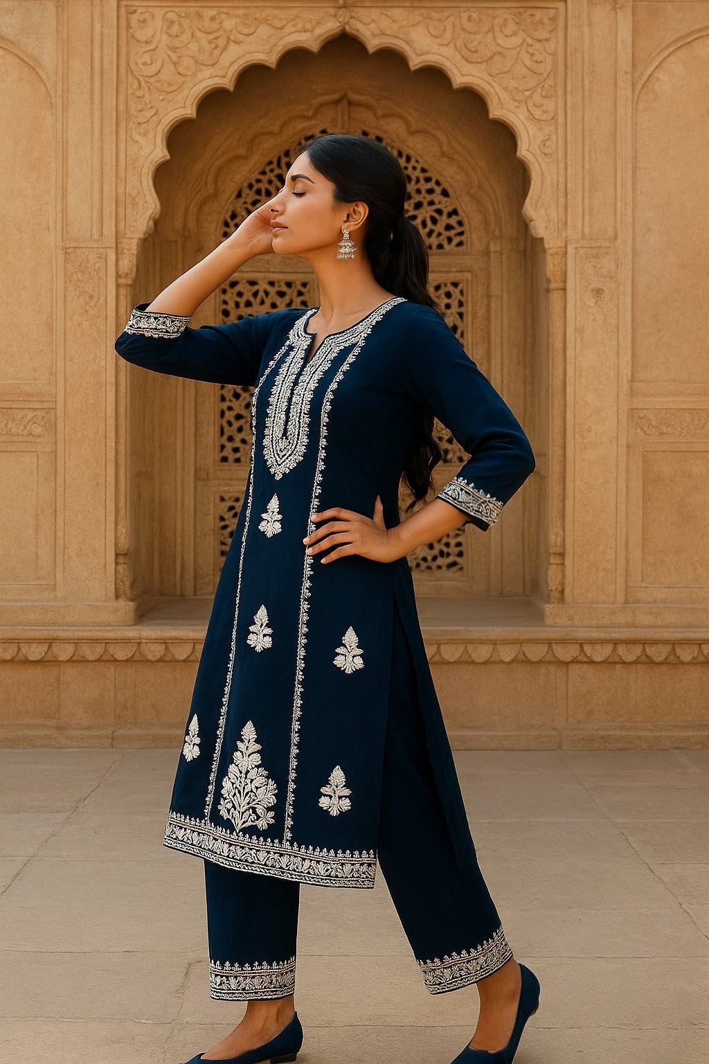 Kurti set with dupatta