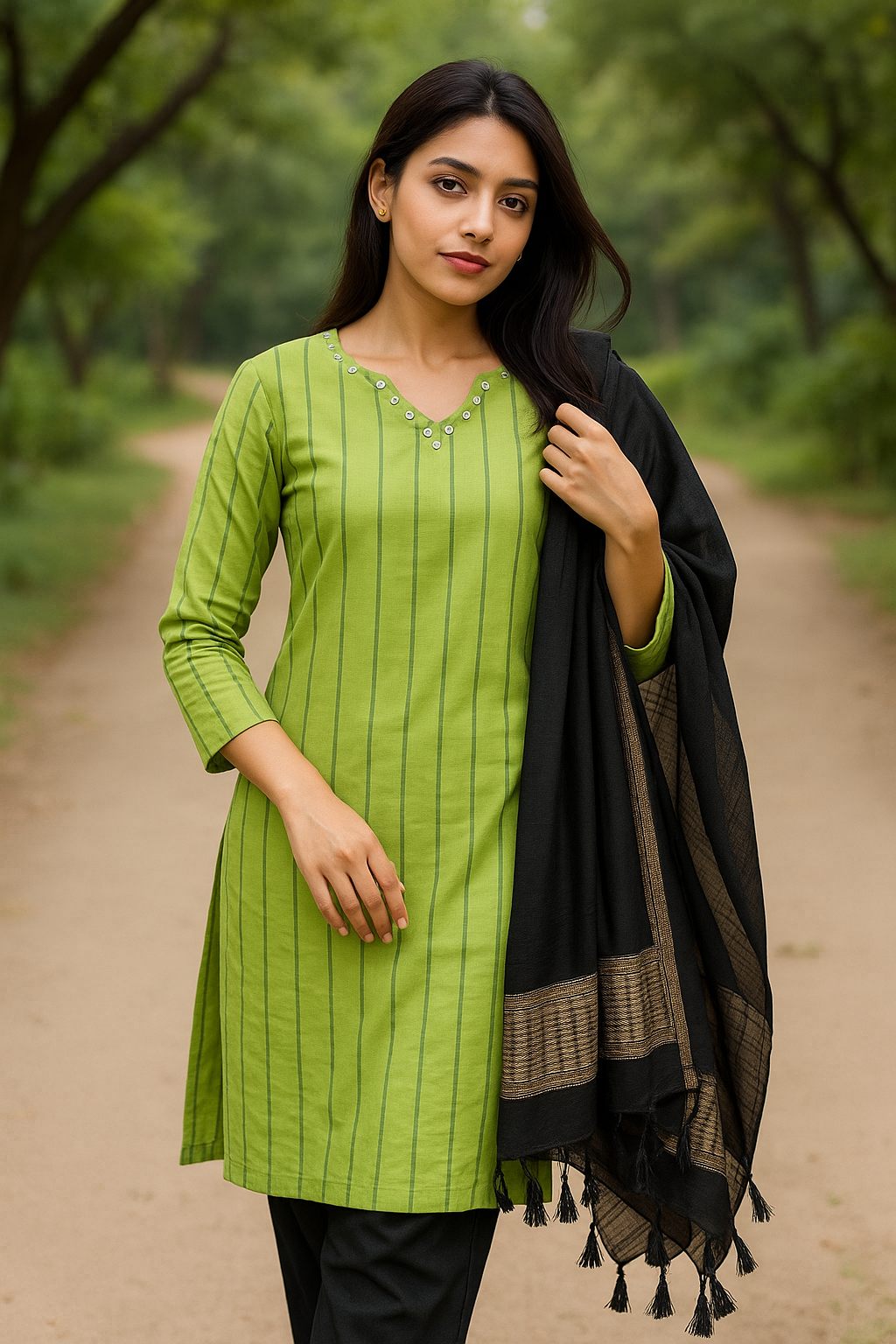 Kurti set with Dupatta