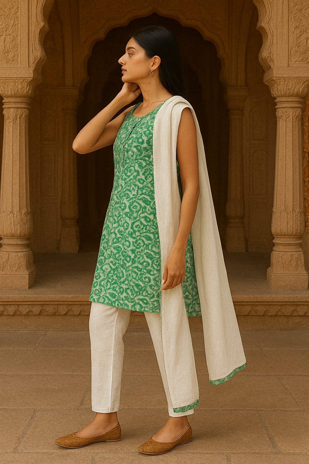 Kurti set with Dupatta