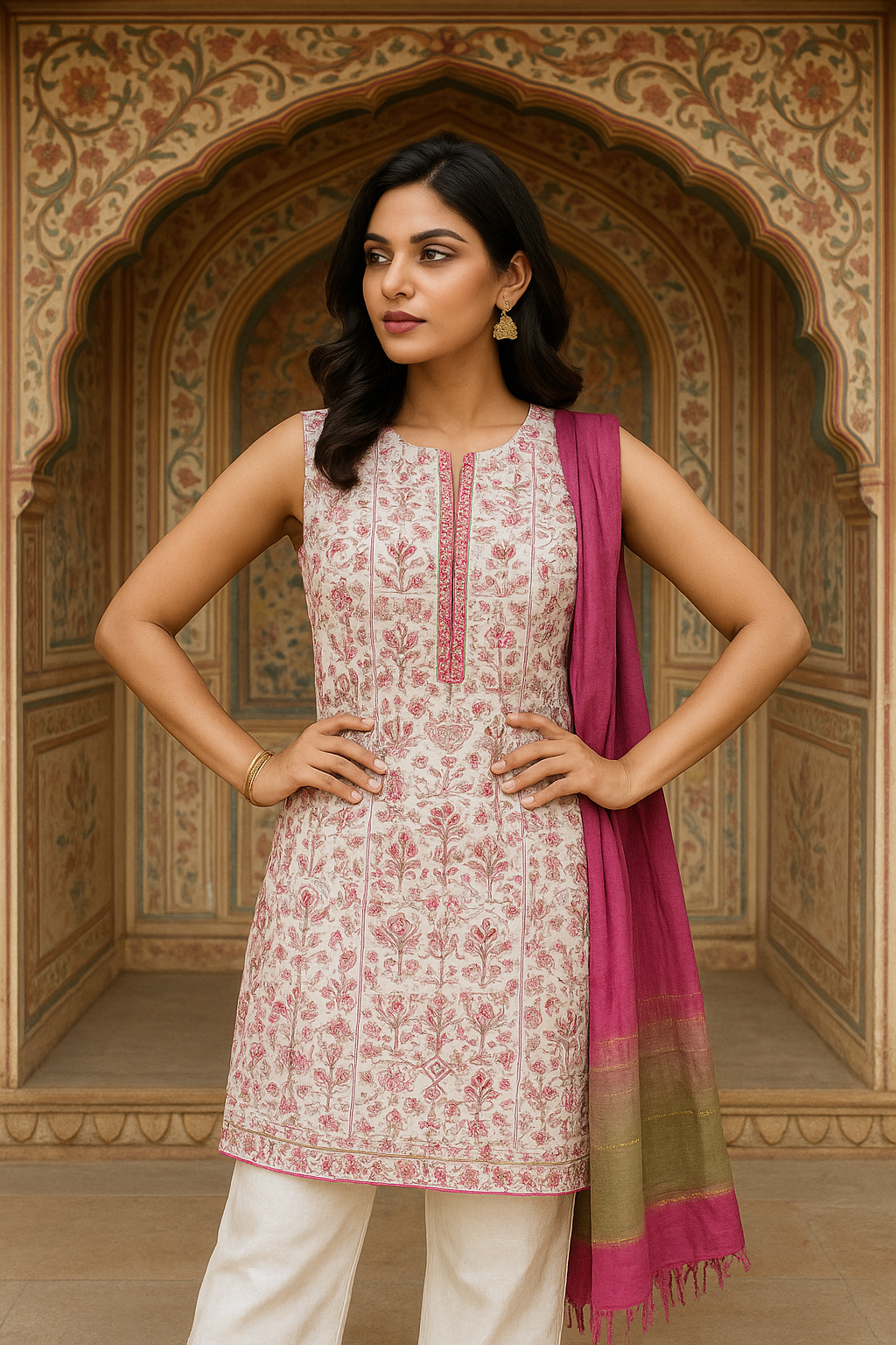 Kurti set with Dupatta