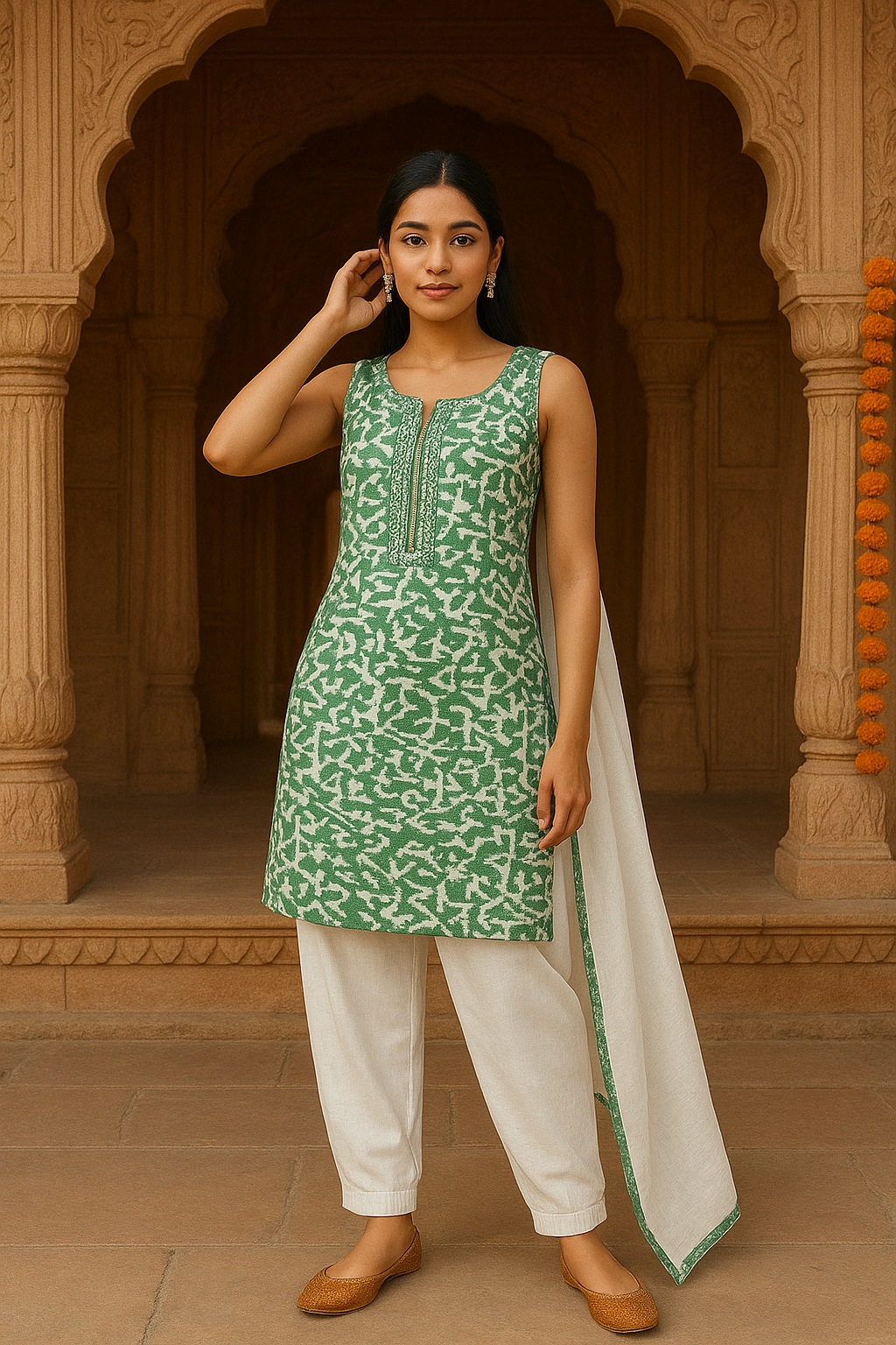 Kurti set with Dupatta