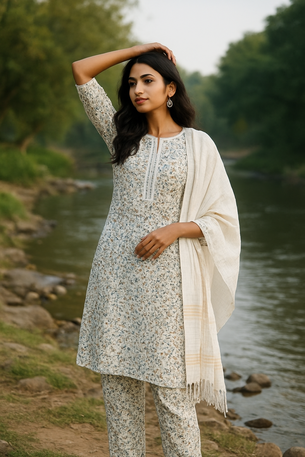 Kurti set with Dupatta