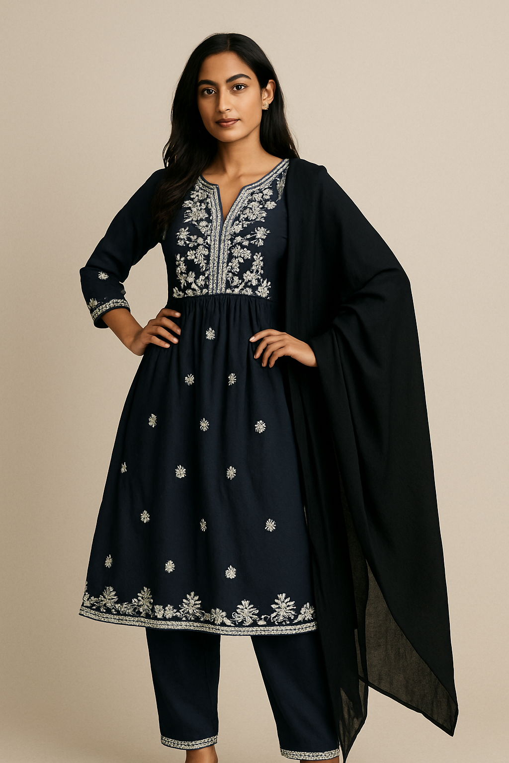 Kurthi set with Dupatta