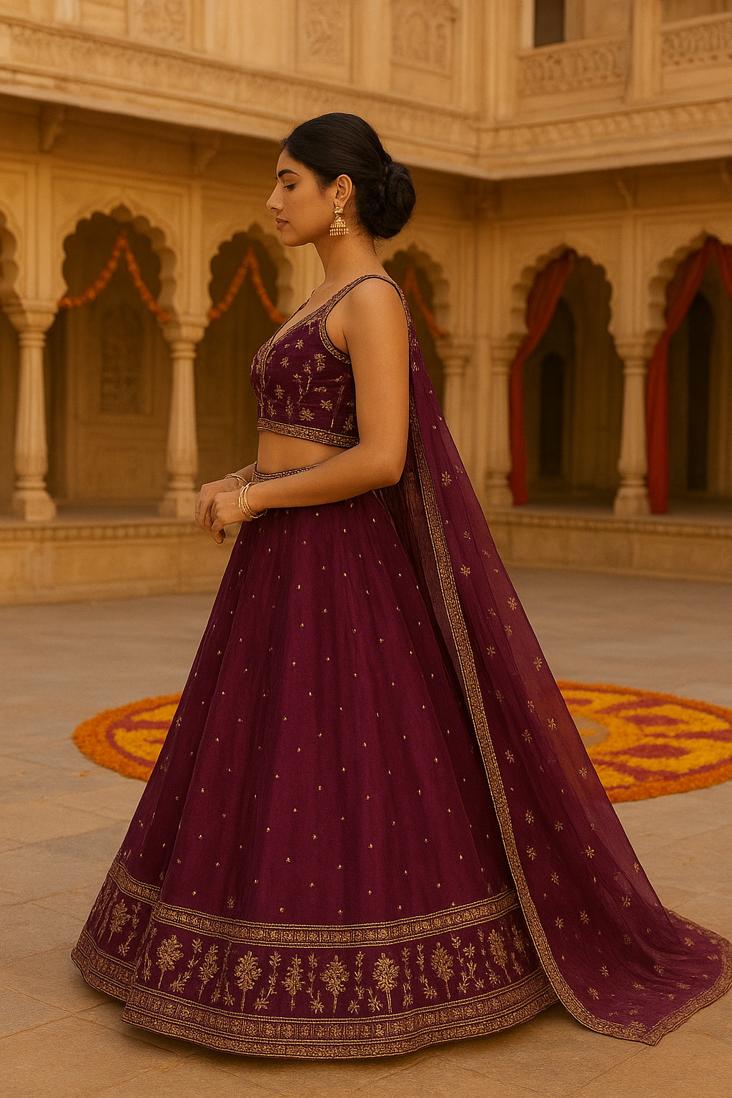 Anarkali dress with Dupatta