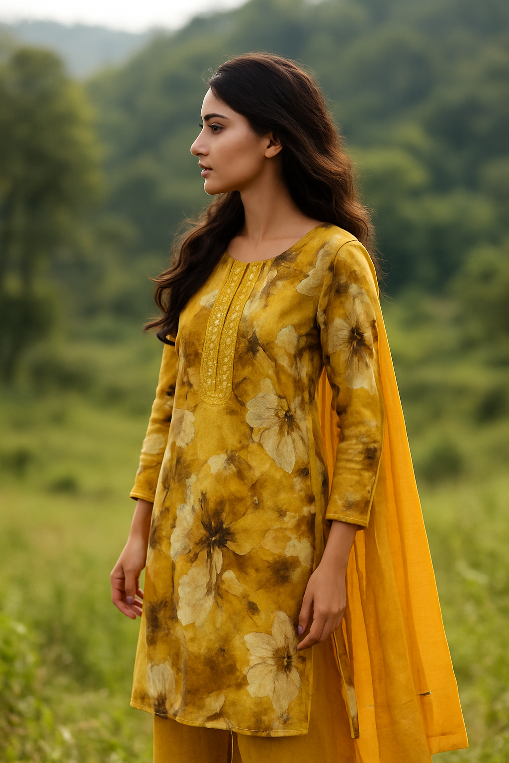 Kurti set with Dupatta