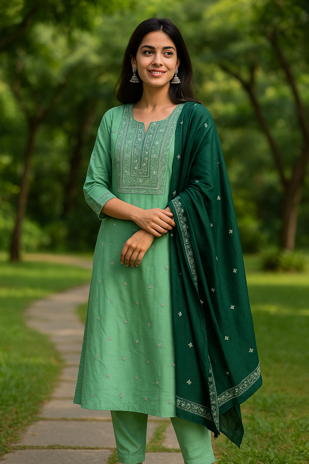 Kurti set with Dupatta