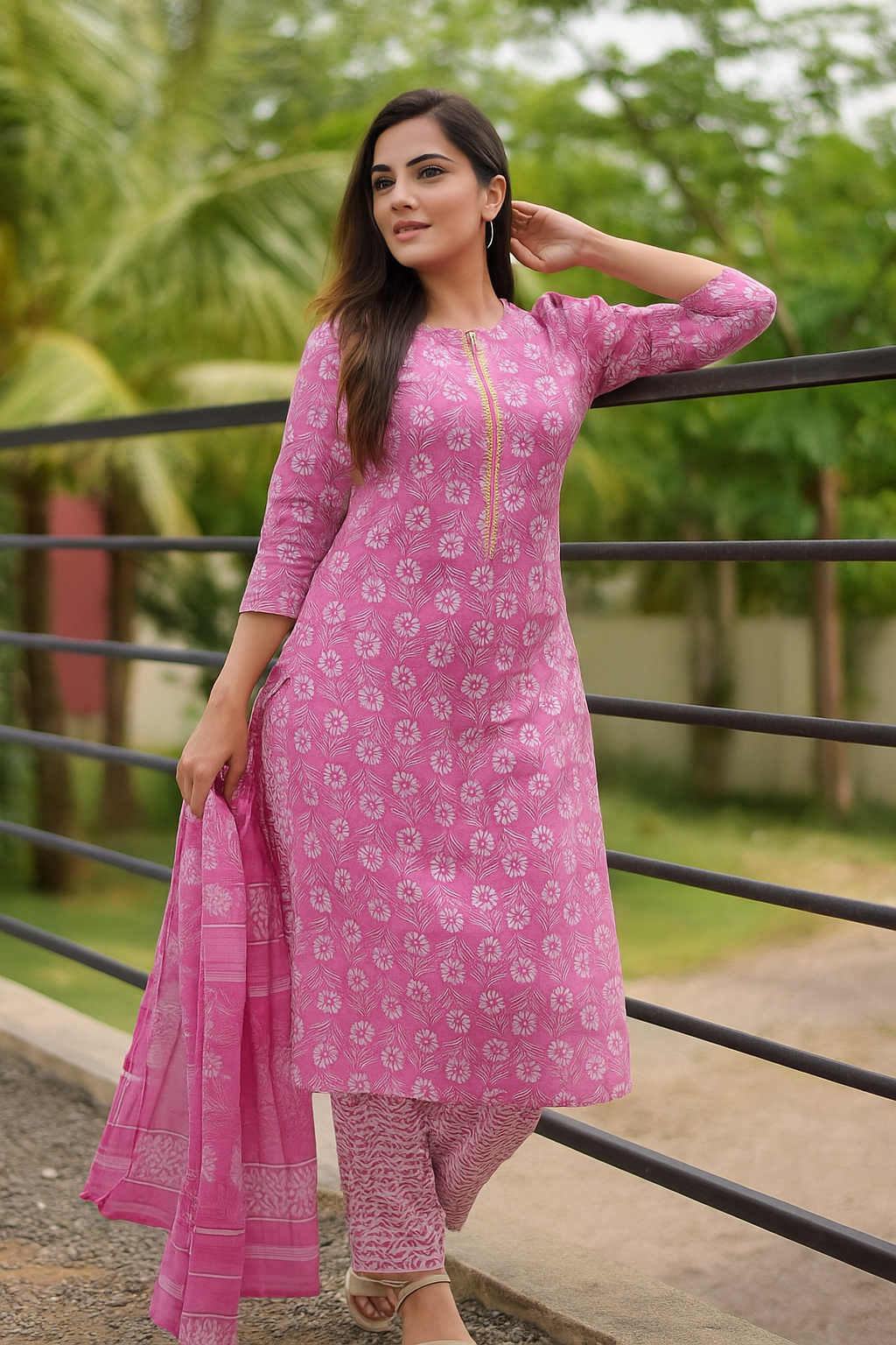 Kurti set with Dupatta
