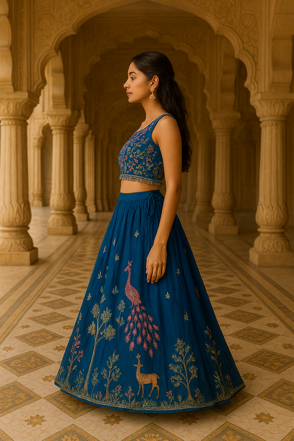 Anarkali dress with dupatta