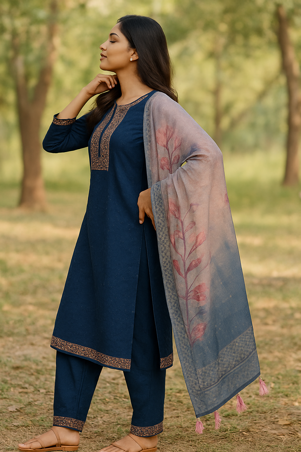 Kurti set with Dupatta