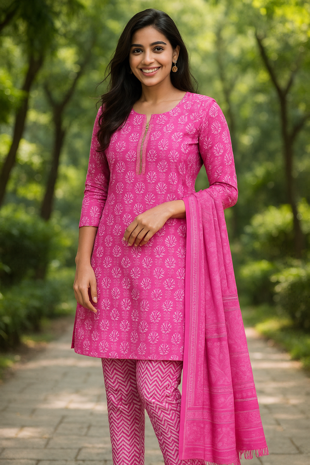 Kurti set with Dupatta