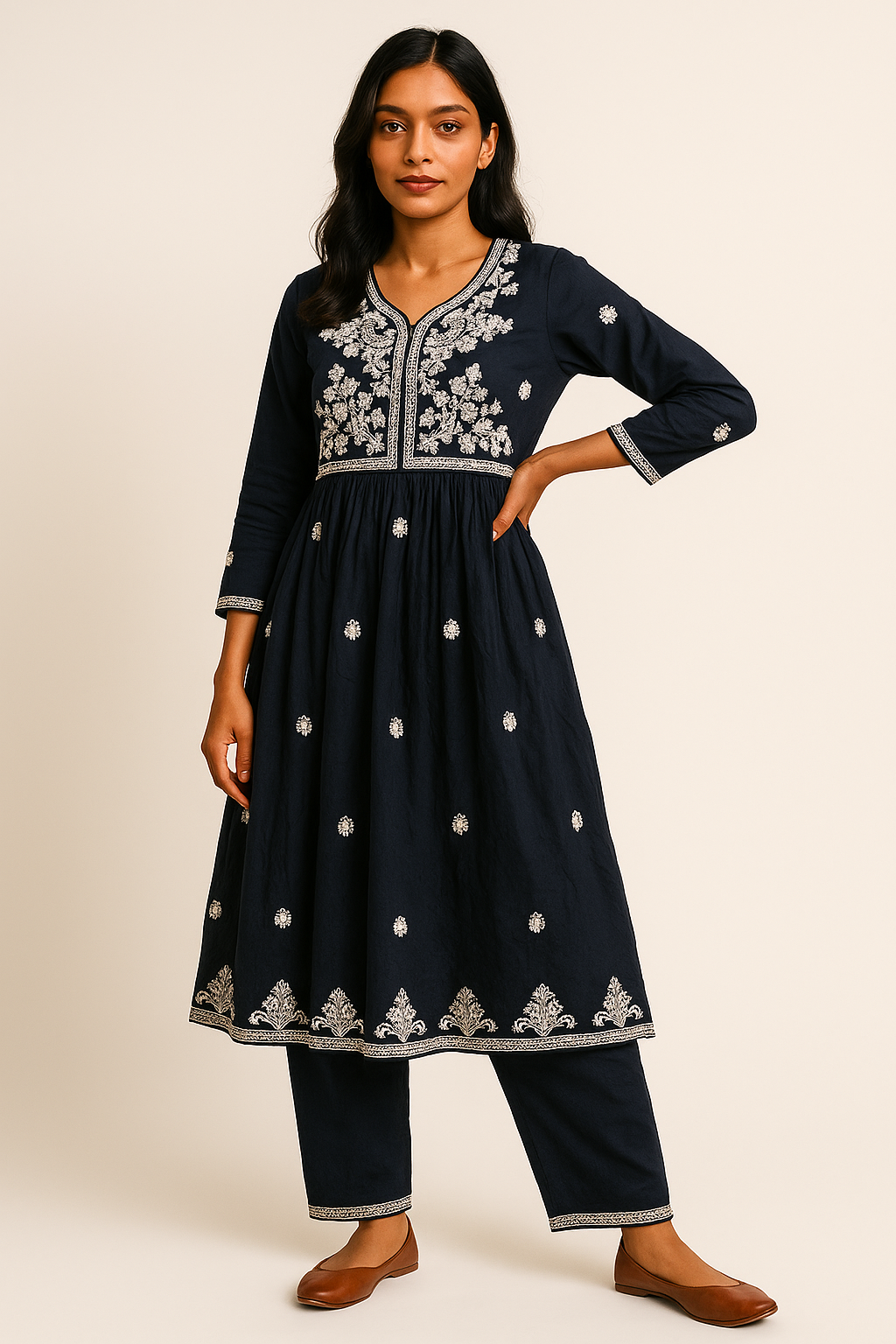 Kurthi set with Dupatta
