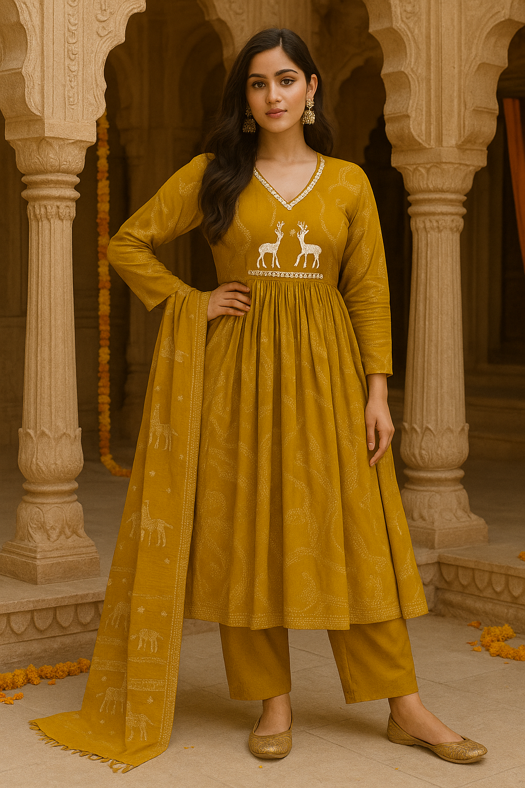 Kurti set with Dupatta