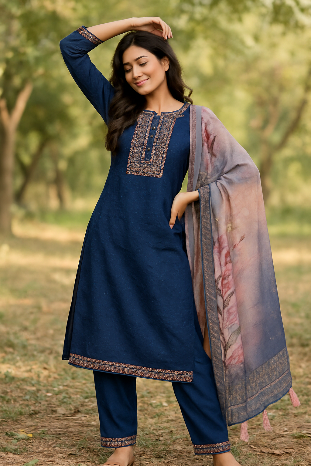 Kurti set with Dupatta
