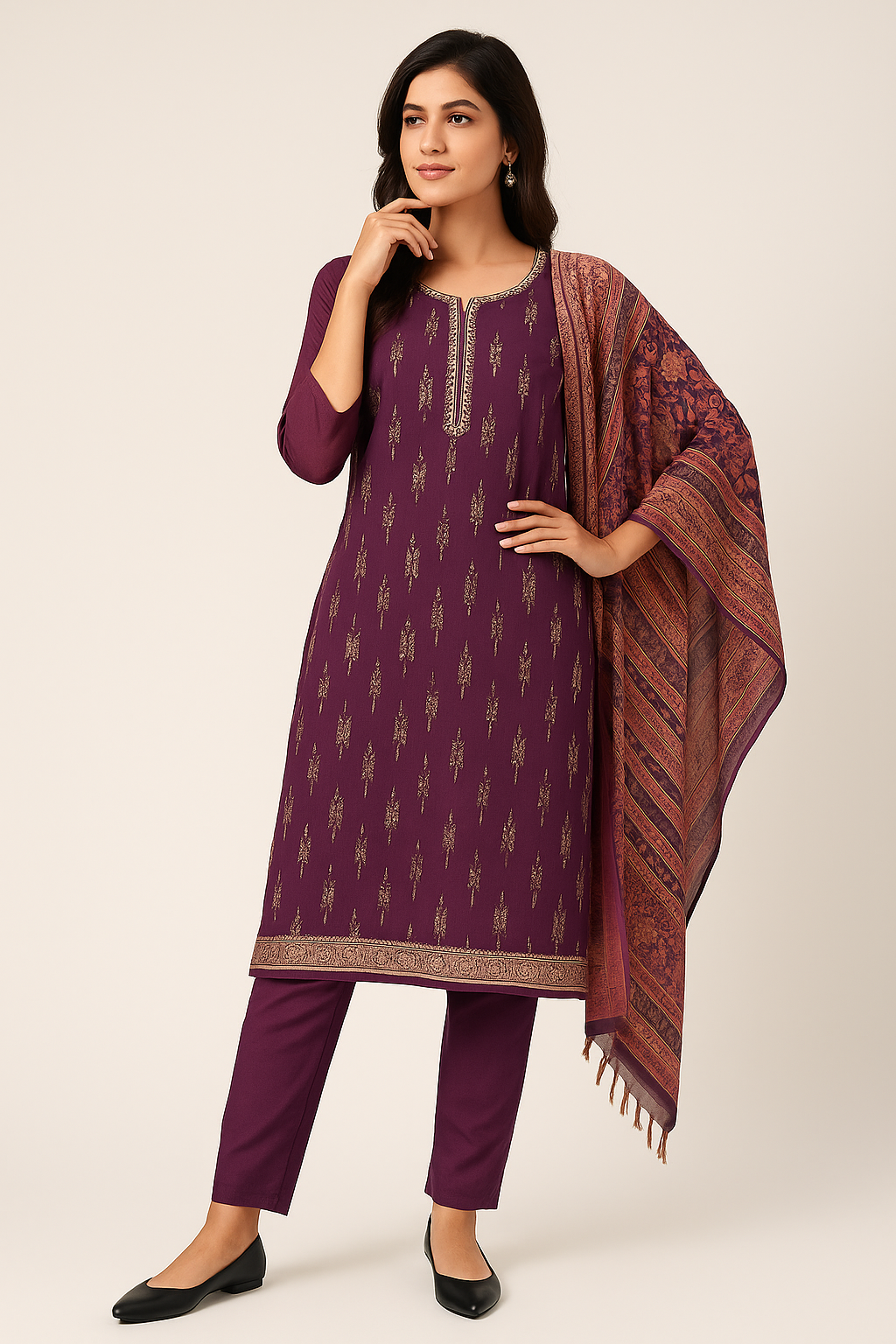 kurti set with Dupatta