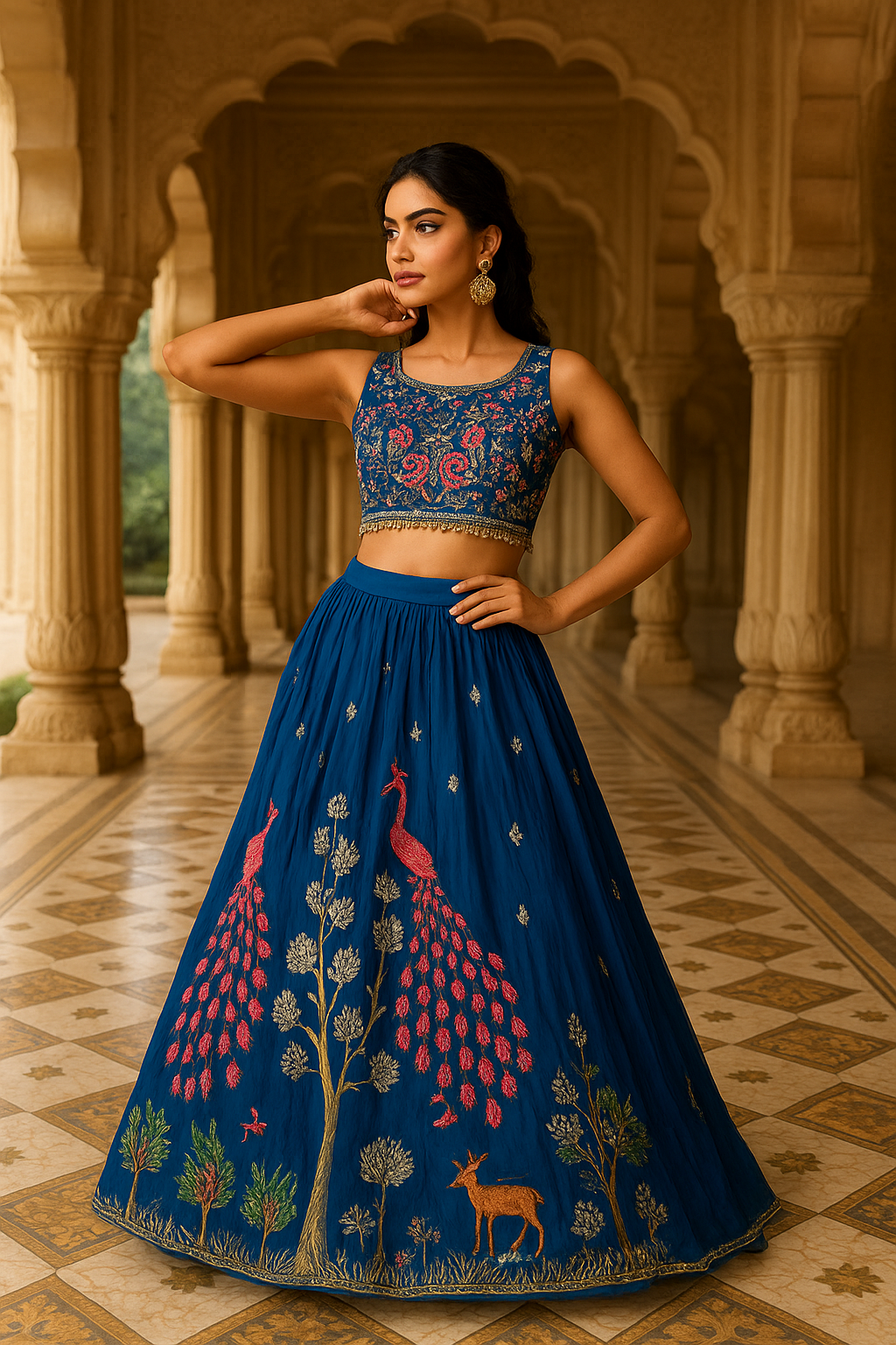 Anarkali dress with dupatta
