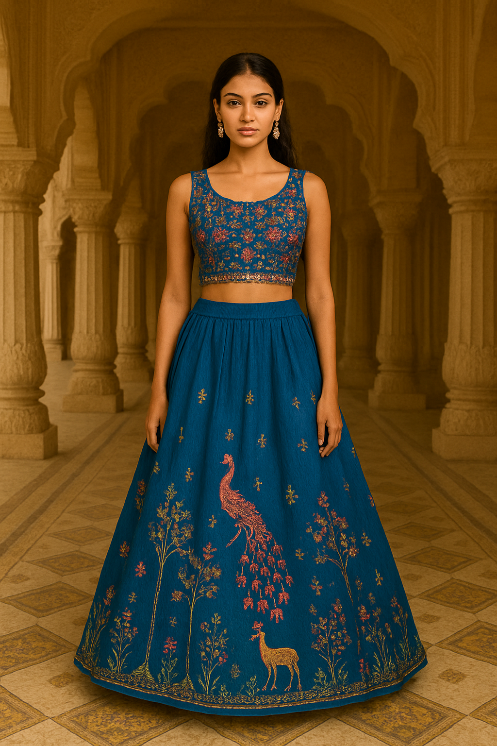 Anarkali dress with dupatta