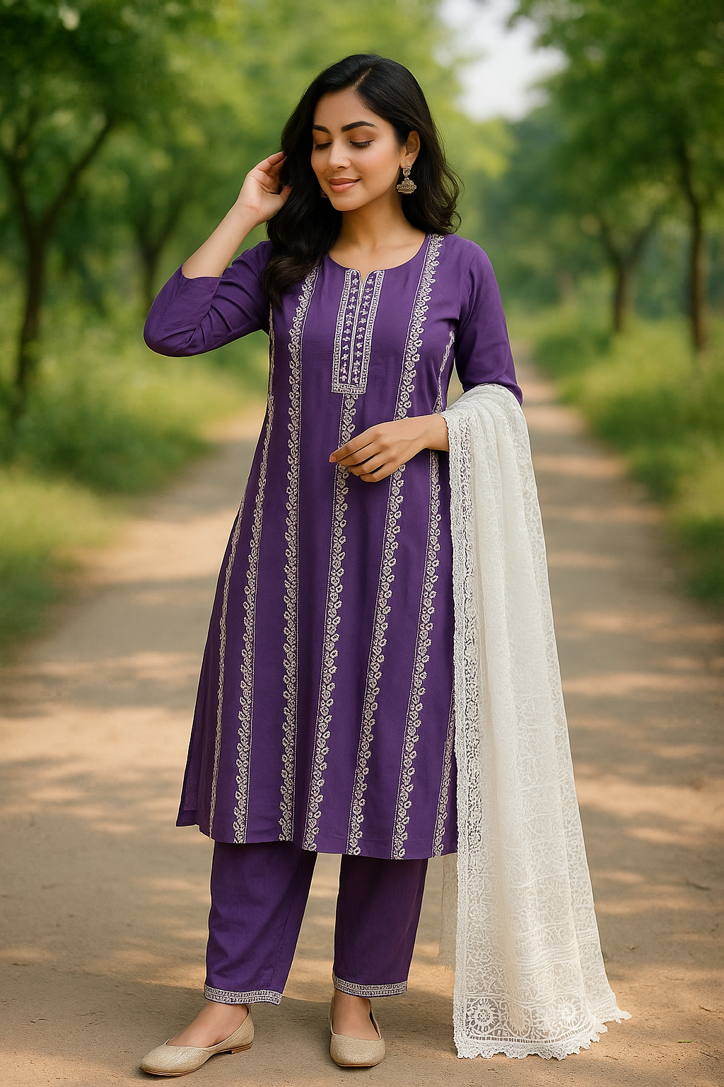 Kurti set with Dupatta