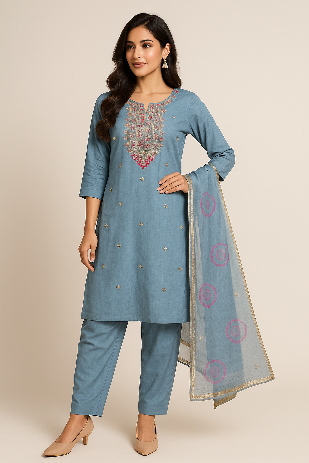 Kurti set with Dupatta