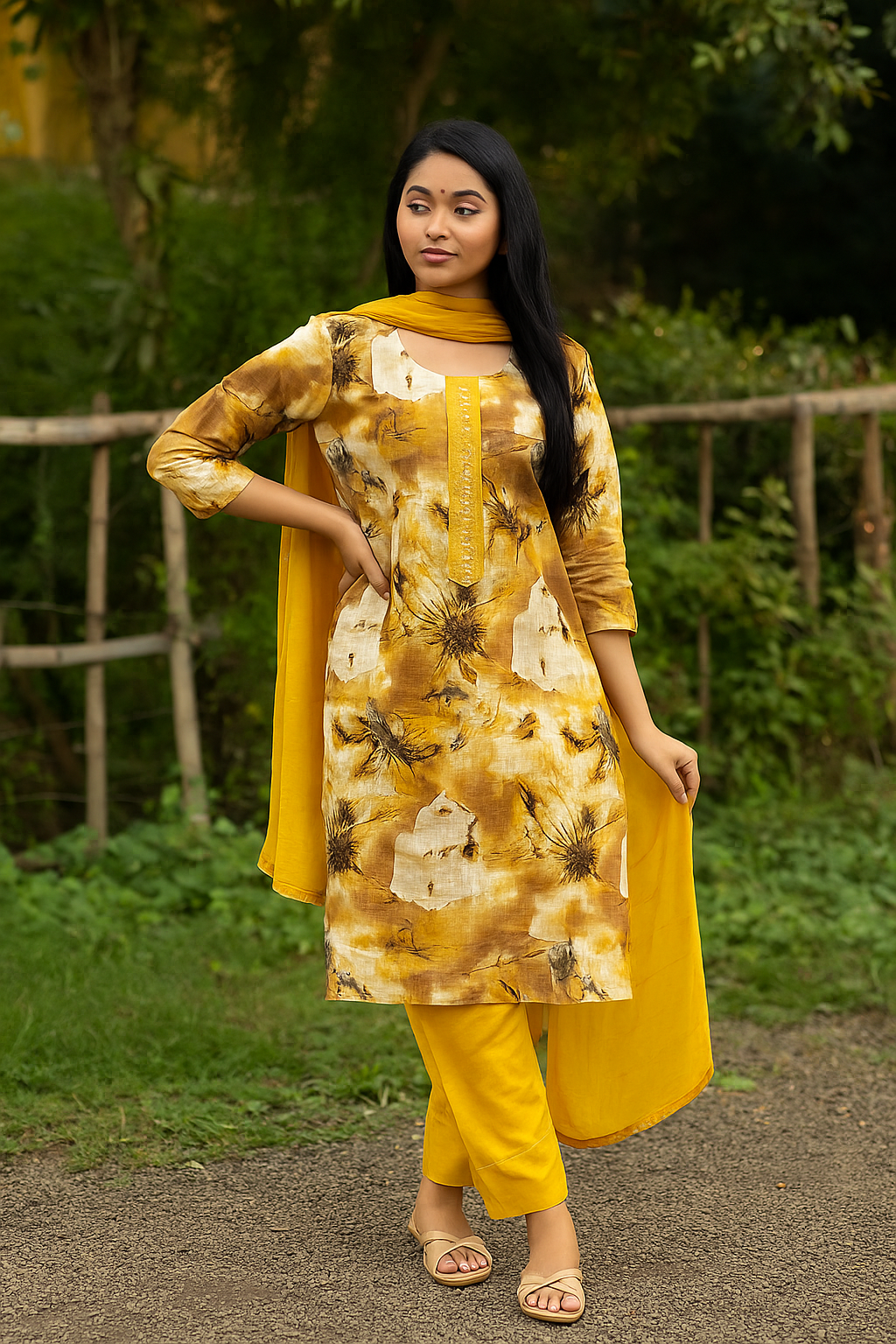 Kurti set with Dupatta