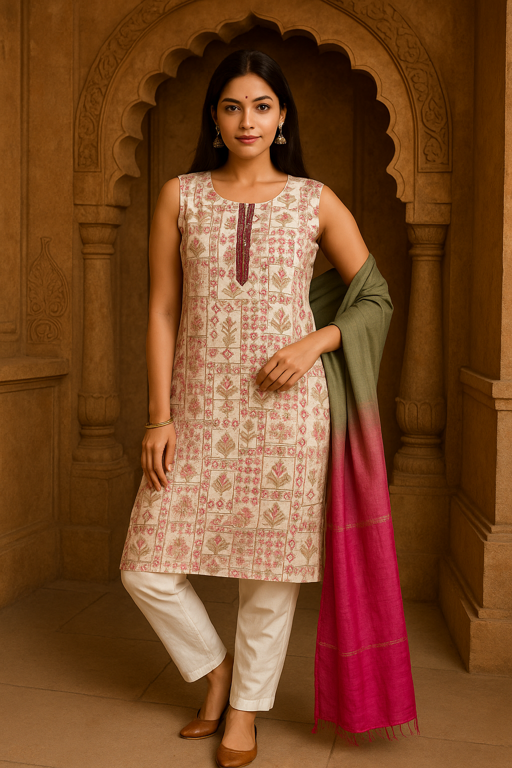 Kurti set with Dupatta