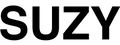Black SUZY logo on a white background